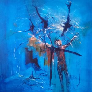 Fiús álmok – 60x50cm, akril, vászon