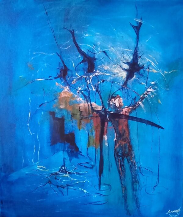 Fiús álmok – 60x50cm, akril, vászon
