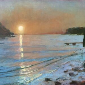 Laguna hangulat 2. – 38x55cm, akril, vászon