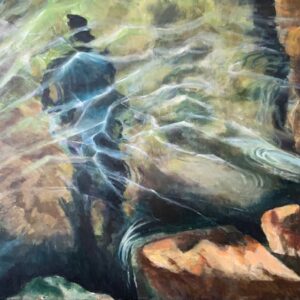Rock a sziklákon, 70x100 cm, akril, vászon