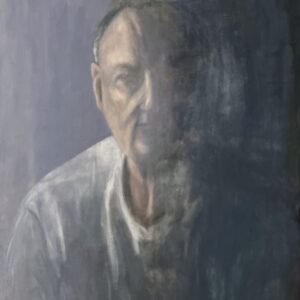 Elvont önarckép 70x50 akril vászon