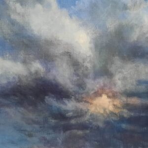 Felhők-1 24x30 cm akril karton