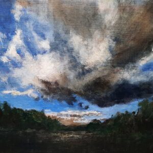 Felhők-3 24x30 cm akril karton