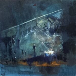 Hajón töröttek 60x60 cm akril vászon