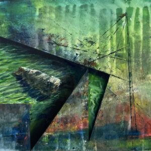 Medence 40x50 cm akril vászon