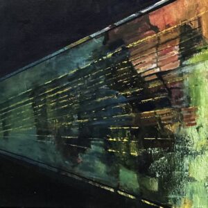 Múlt jelen jövő 50x60 cm akril vászon