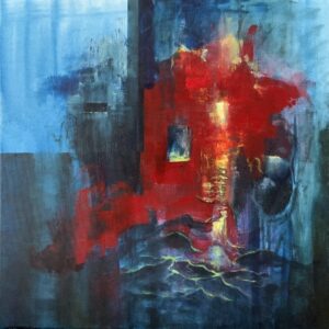 Nyári ablakok 60x60 cm akril vászon