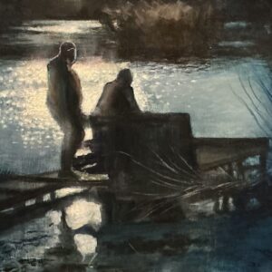 Pecások ellenfényben 40x60 cm akril vászon