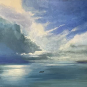 Rijeka öböl 80x120 cm akril, vászon