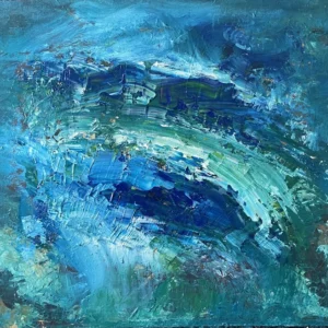 Adria emlékezet 50x60 cm akril, vászon