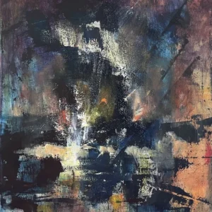 Áttörés 2. 50x40 cm akril, vászon