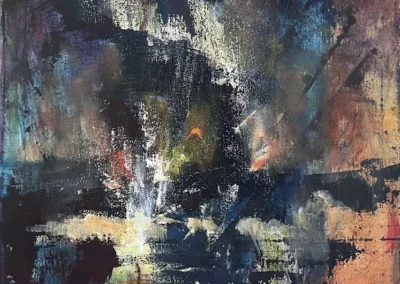 Áttörés 2. 50x40 cm akril, vászon