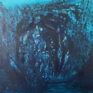 Baba Jaga barlangja 70x70 cm akril, vászon