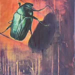 Bogár 2. 50x40 cm akril, vászon