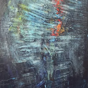 Mielőtt szétesek 41x27 cm akril, vászon